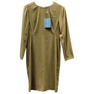 New w/Tags - Zac Posen Designer Tailored Sheath Dress in Stretch Triacetate - 10